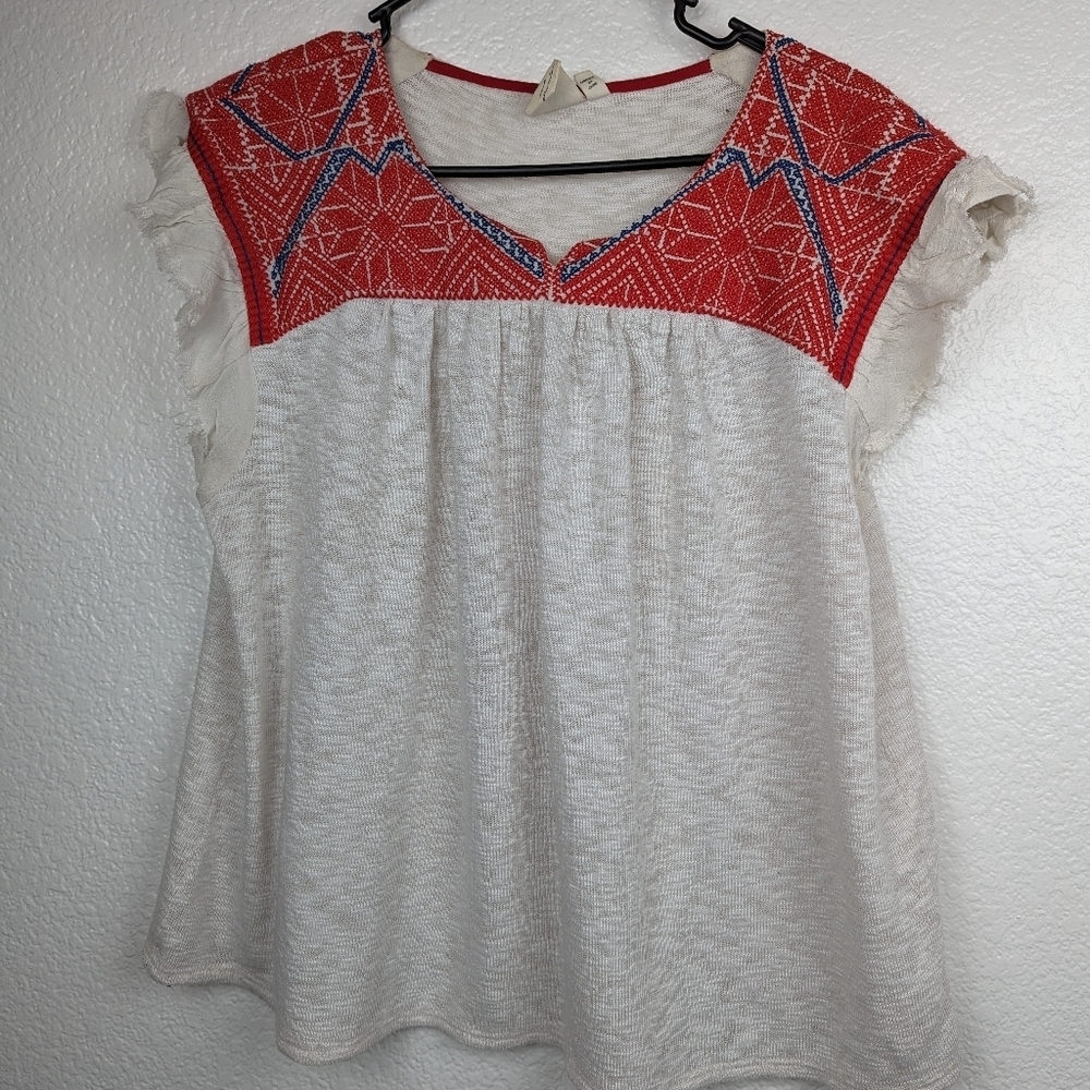 ANTHROPOLOGIE Brand-One September Boho Blouse